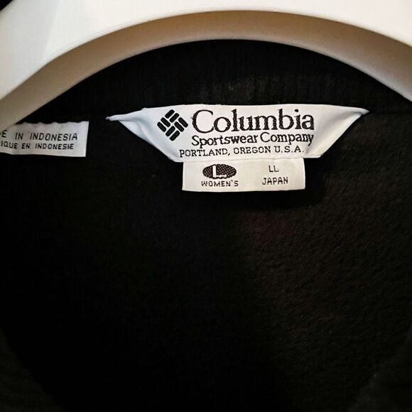 Columbia Jacket Women Sz L Bugaboo Blue Black Ski Windbreaker 3 in 1 Colorblock - Picture 8 of 14